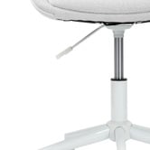 Temple &amp; Webster White Nappa Office Chair