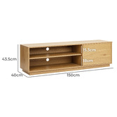 Temple &amp; Webster 150cm Rhet TV Unit