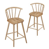 Temple &amp; Webster 66cm Aurora Spindle Barstools