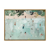 Temple &amp; Webster Lagoon Life Canvas Wall Art