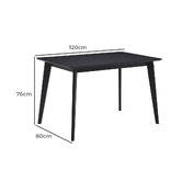 Temple &amp; Webster 120cm Larsen Dining Table