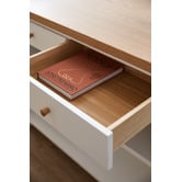 Temple &amp; Webster Rhodes Kitchen Island Bench with Storage