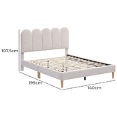 Temple &amp; Webster Poppy Popsicle Chenille Bed