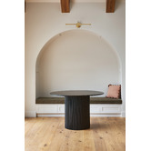 Temple &amp; Webster Black Anika Mango Wood Dining Table