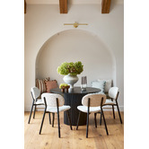Temple &amp; Webster Black Anika Mango Wood Dining Table