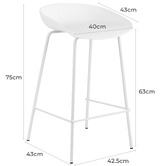 Temple &amp; Webster Bobby Steel Barstools