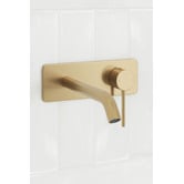Temple &amp; Webster Clovelly 200mm Brushed Gold Wall Tapware &amp; Shower Package