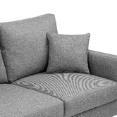 Temple &amp; Webster Andor 3 Seater Fabric Sofa