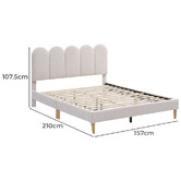 Temple &amp; Webster Poppy Popsicle Chenille Bed