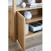Temple &amp; Webster Shanley Oak 5 Tier Bookshelf