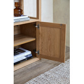 Temple &amp; Webster Shanley Oak 5 Tier Bookshelf