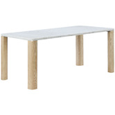 Temple &amp; Webster Ronan Marble Dining Table