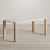 Temple &amp; Webster Ronan Marble Dining Table
