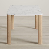 Temple &amp; Webster Ronan Marble Dining Table