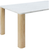 Temple &amp; Webster Ronan Marble Dining Table