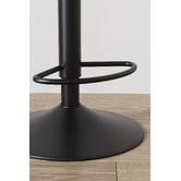 Temple &amp; Webster Elwood Faux Leather Adjustable Bar Stools