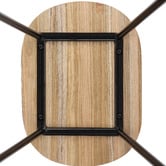 Temple &amp; Webster 66cm Premium Vintage-Style Elm Wood Barstools