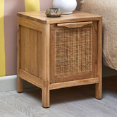Temple &amp; Webster Tabu Mindi Wood Bedside Table