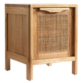Temple &amp; Webster Tabu Mindi Wood Bedside Table