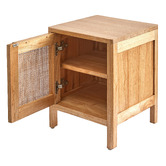 Temple &amp; Webster Tabu Mindi Wood Bedside Table