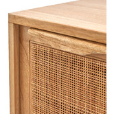 Temple &amp; Webster Tabu Mindi Wood Bedside Table