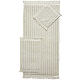 Temple &amp; Webster 5 Piece Striped Sammy Cotton Towel Set