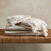 Temple &amp; Webster 5 Piece Striped Sammy Cotton Towel Set