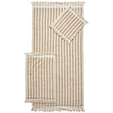 Temple &amp; Webster 5 Piece Striped Sammy Cotton Towel Set