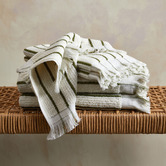 Temple &amp; Webster 5 Piece Striped Sammy Cotton Towel Set