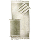 Temple &amp; Webster 5 Piece Striped Sammy Cotton Towel Set