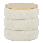 Temple &amp; Webster Toby 42cm Teddy Storage Ottoman/Side Table