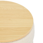 Temple &amp; Webster Toby 42cm Teddy Storage Ottoman/Side Table