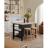 Temple &amp; Webster Vonn Kitchen Island Bench with Storage