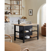 Temple &amp; Webster Vonn Kitchen Island Bench with Storage