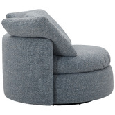 Temple &amp; Webster Mellow Premium Swivel Oversized Armchair
