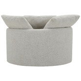 Temple &amp; Webster Mellow Premium Swivel Oversized Armchair
