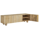 Temple &amp; Webster Hendry Mango Wood TV Unit