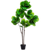 Temple &amp; Webster 160cm Potted Faux Fiddle Leaf Fig Tree