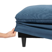 Temple &amp; Webster Jude Slipcover Ottoman