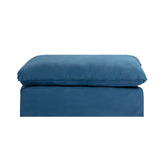 Temple &amp; Webster Jude Slipcover Ottoman