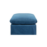 Temple &amp; Webster Jude Slipcover Ottoman