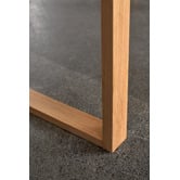 Temple &amp; Webster 190cm Oval Ski-Leg Oak Wood Dining Table
