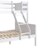 Temple &amp; Webster Oakley Single Over Double Bunk Bed