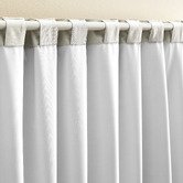 Temple &amp; Webster Lexington Cream Blockout Concealed Tab Top Curtains