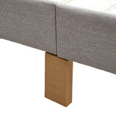 Temple &amp; Webster Kids&#039; Wavy Upholstered Single Bed