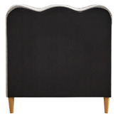 Temple &amp; Webster Kids&#039; Wavy Upholstered Single Bed