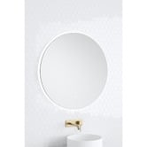 Temple &amp; Webster Vera 800mm Round LED Wall Mirror with Defogger