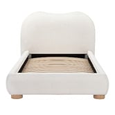 Temple &amp; Webster Paloma King Single Kid's Boucle Bed Frame