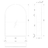 Temple &amp; Webster Nomad 1500mm Walnut Wall Hung Vanity with Round Basin &amp; Shaving Cabinet Package
