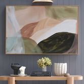 Temple &amp; Webster Alyiah Summer Framed Canvas Wall Art